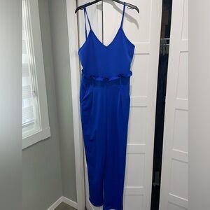 Elegant Blue Women's Dress
